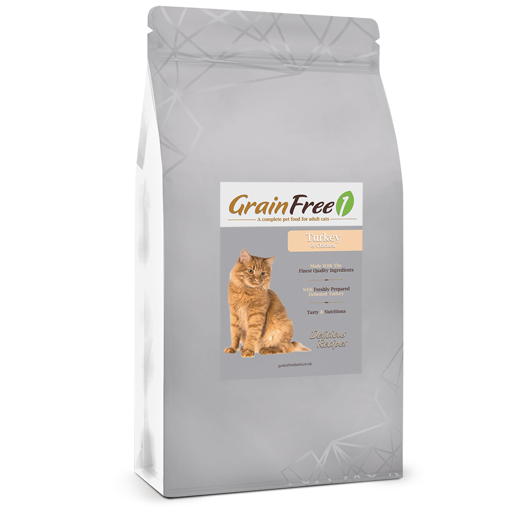 The GrainFree1 Turkey & Chicken Recipe for Cats